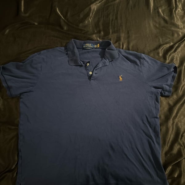 Polo Ralph Lauren Classic Fit Men's Blue Polo Shirt Size L