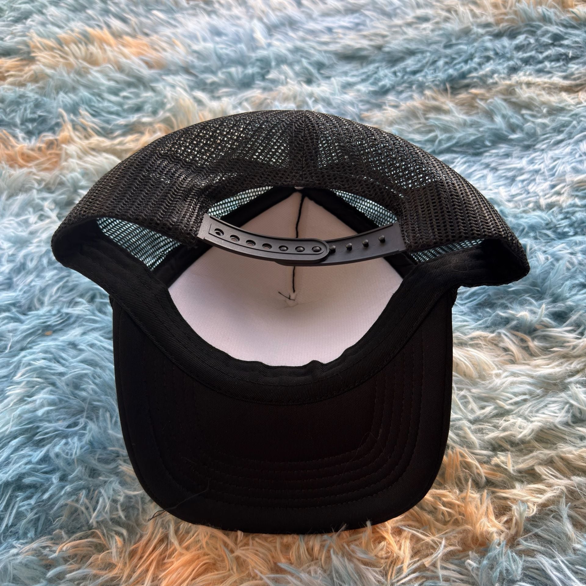 Osamason Psyko Black cap Hat with White Text 5