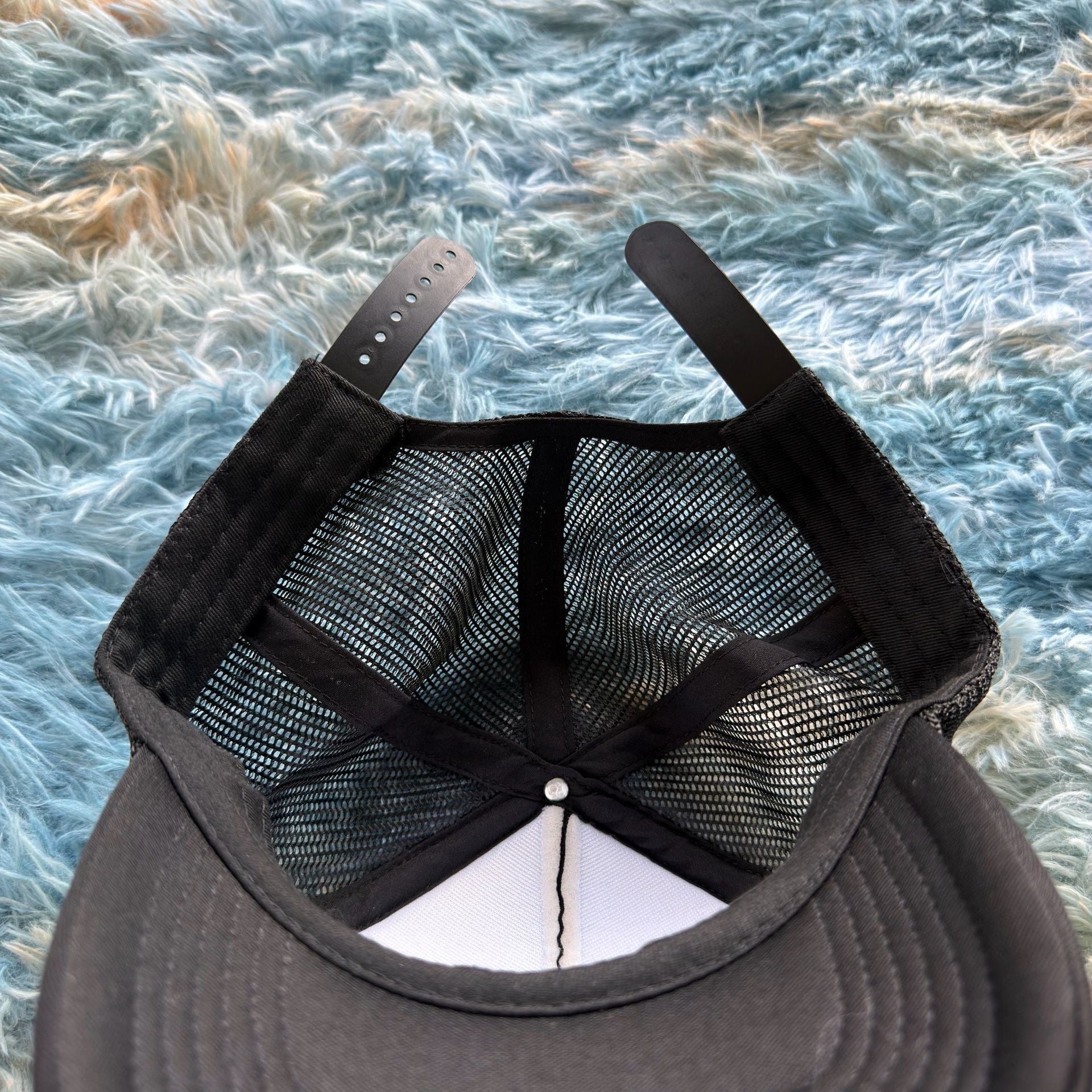 Osamason Psyko Black cap Hat with White Text 6