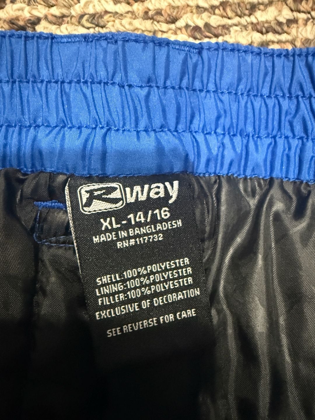 Rway Blue Ski Pants 8