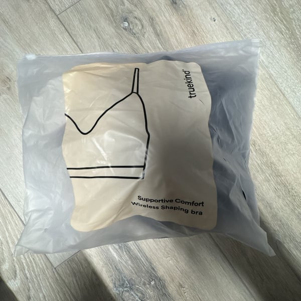 Truekind Supportive Comfort Wireless Shaping Bra Black Size 2XL