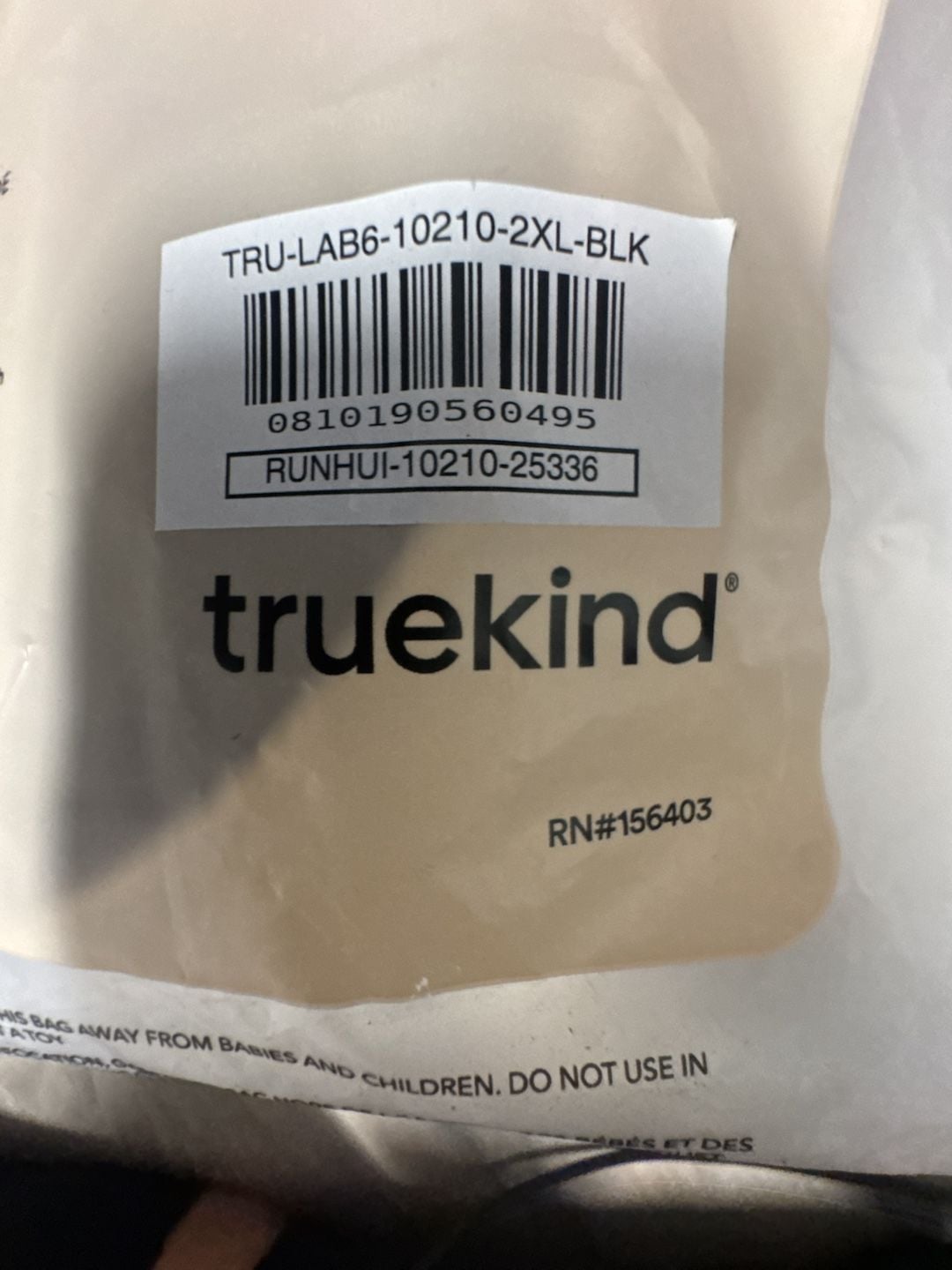 Truekind Supportive Comfort Wireless Shaping Bra Black Size 2XL 3