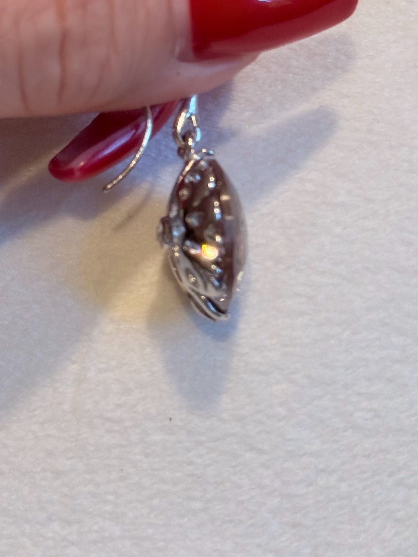 Vintage Henri Bendel Faceted Crystal Earrings 8