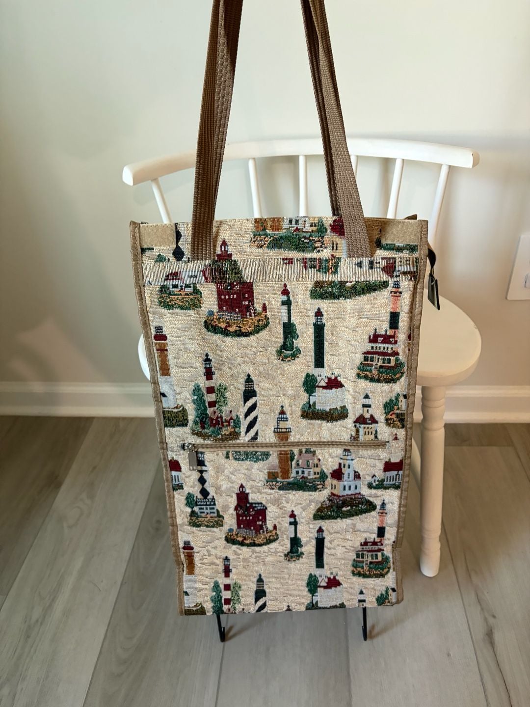 Jade Light House Tapesty Travel Bag 2