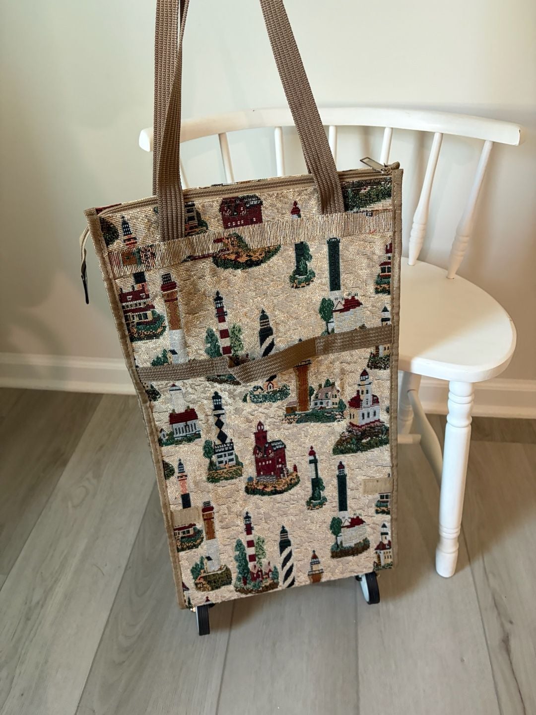 Jade Light House Tapesty Travel Bag 3