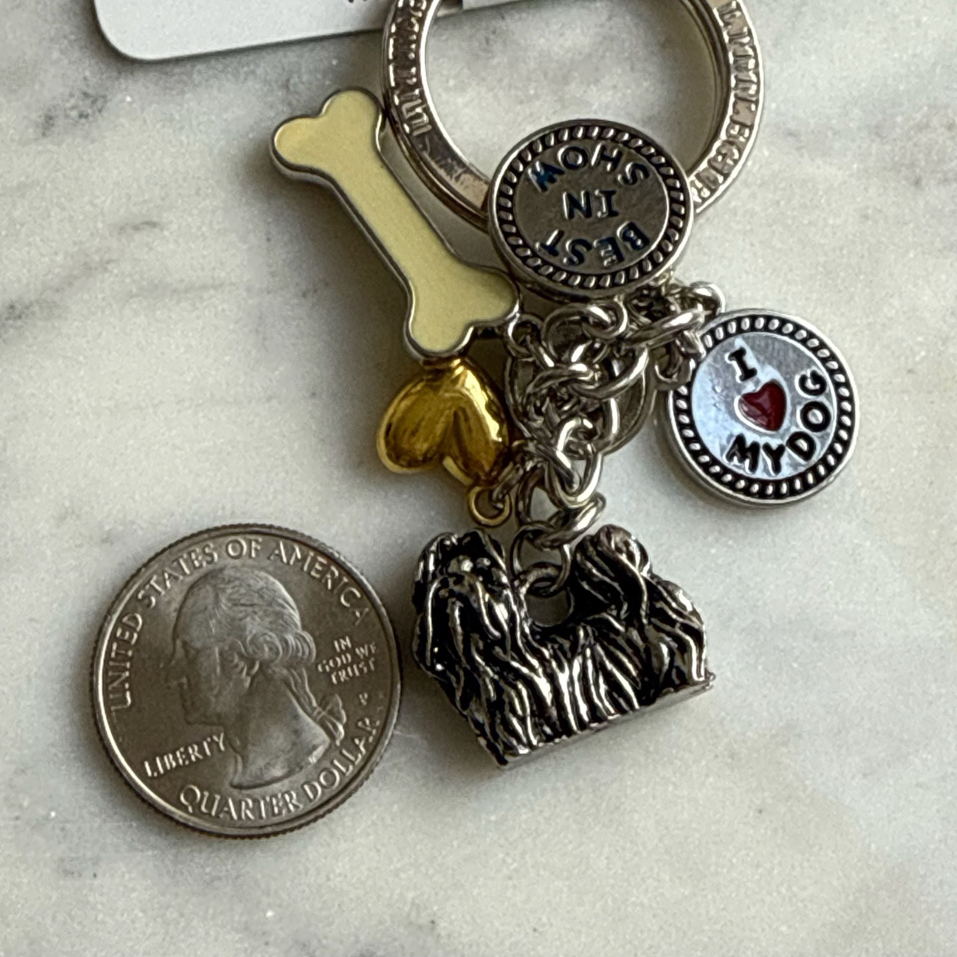 Little Gifts Shih Tzu Keychain With Charms  8