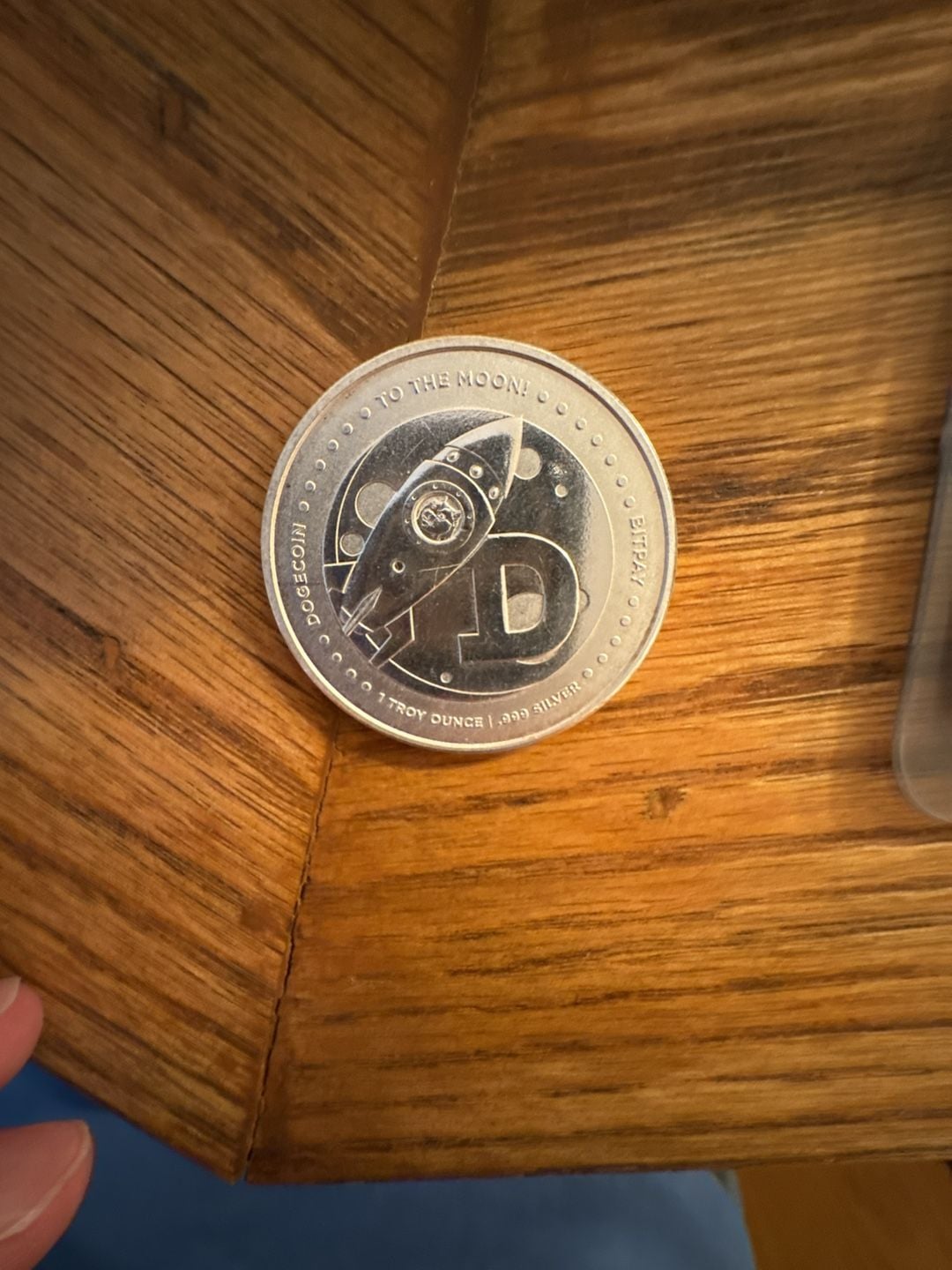 Dogecoin 1 Troy Ounce .999 Silver Round Commemorative Coin 2