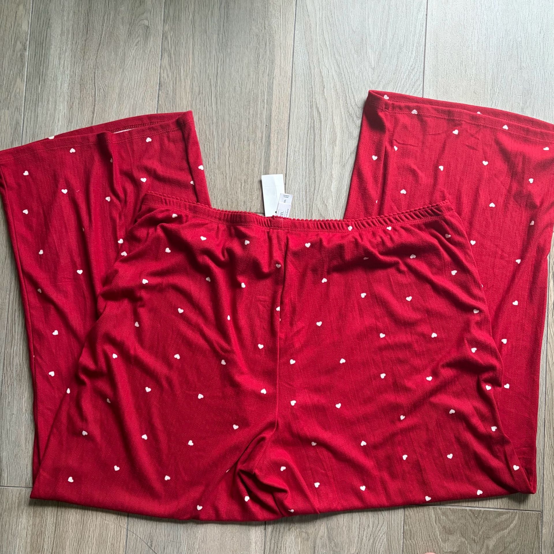 Auden Red Hearts Sleepwear Set Size XXL 5