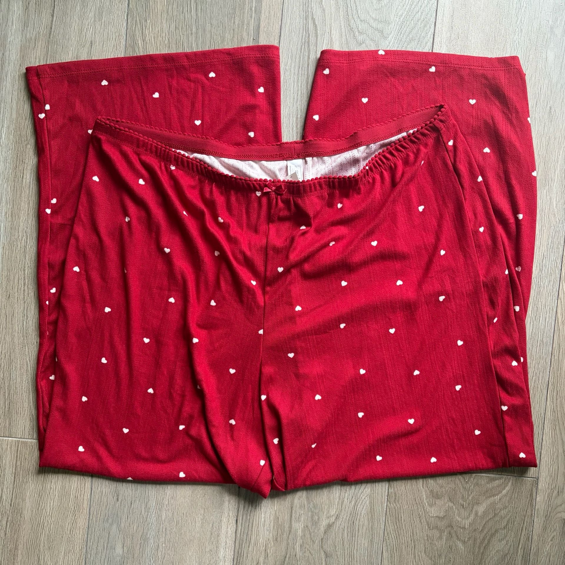 Auden Red Hearts Sleepwear Set Size XXL 7