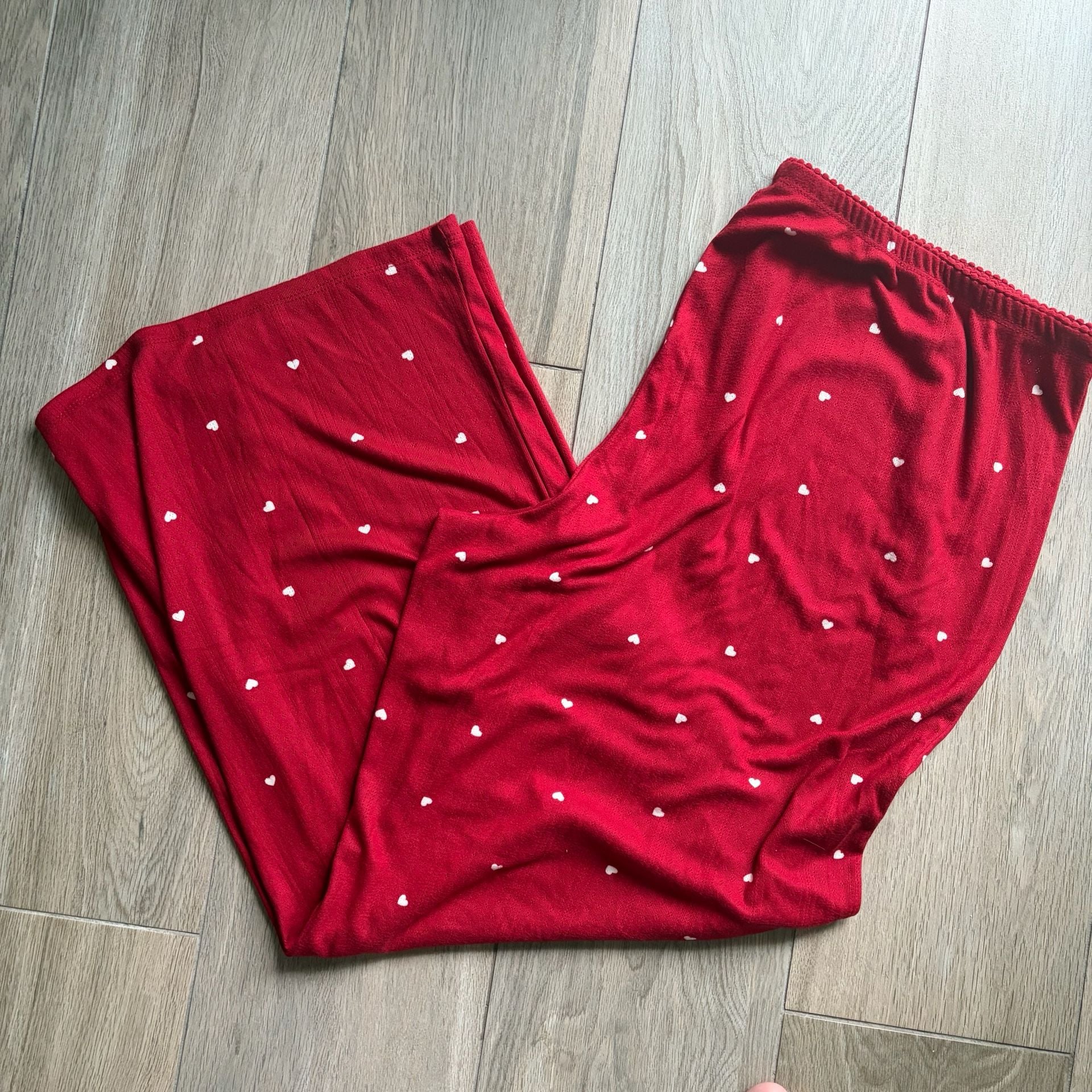 Auden Red Hearts Sleepwear Set Size XXL 8