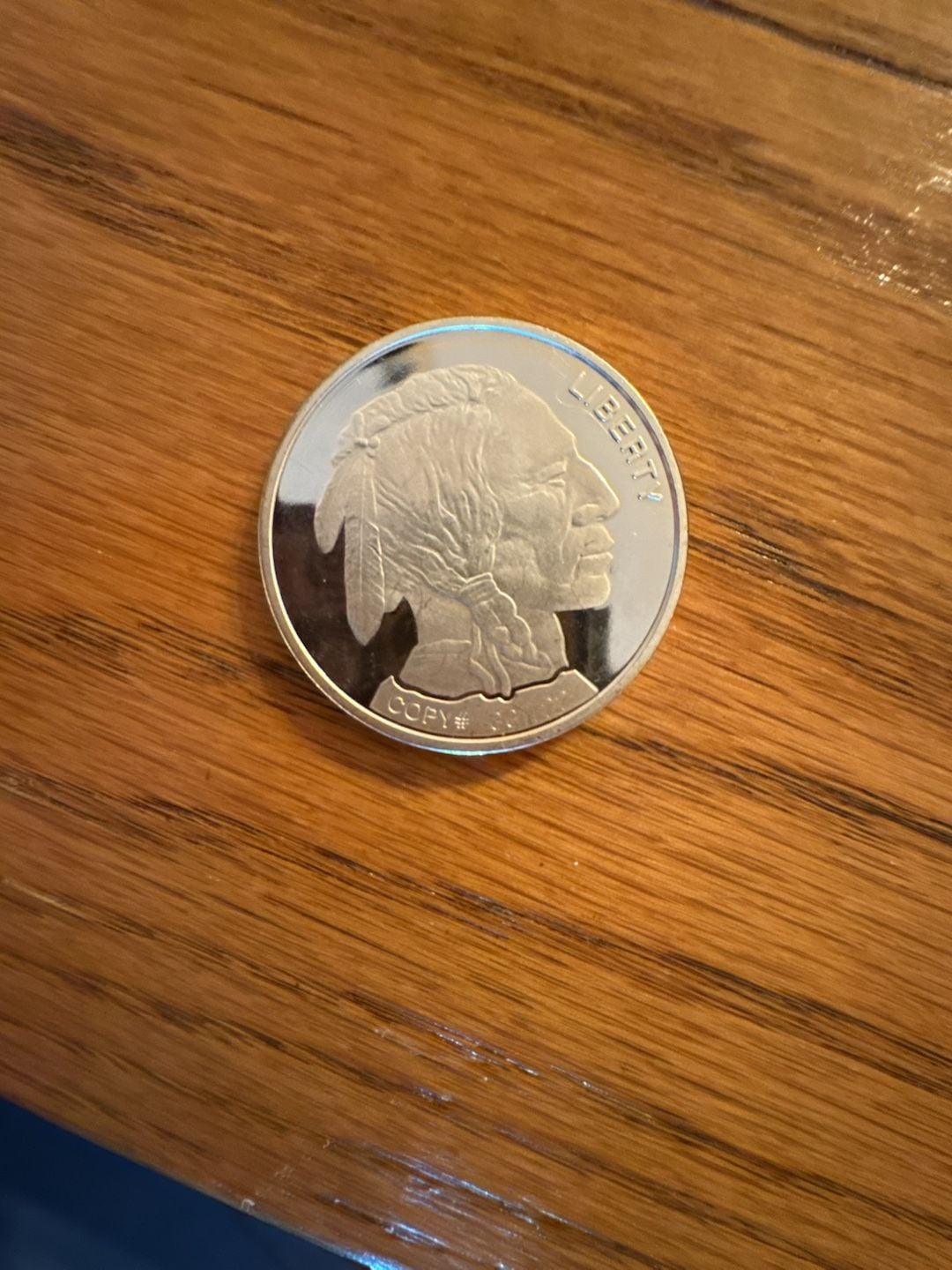 2003 US Indian Head Buffalo Fantasy Silver Plated Copy Coin 2