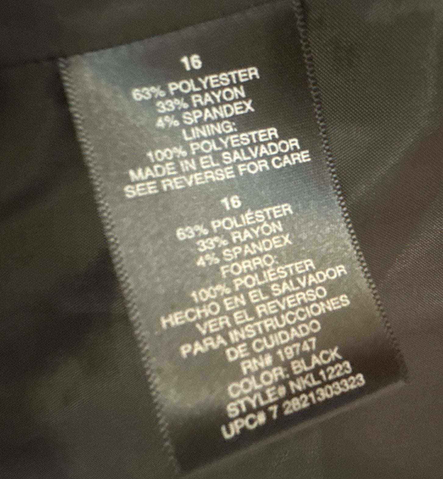 Norma Kamali Black Ponte Notch Lapel Blazer Size 16 8