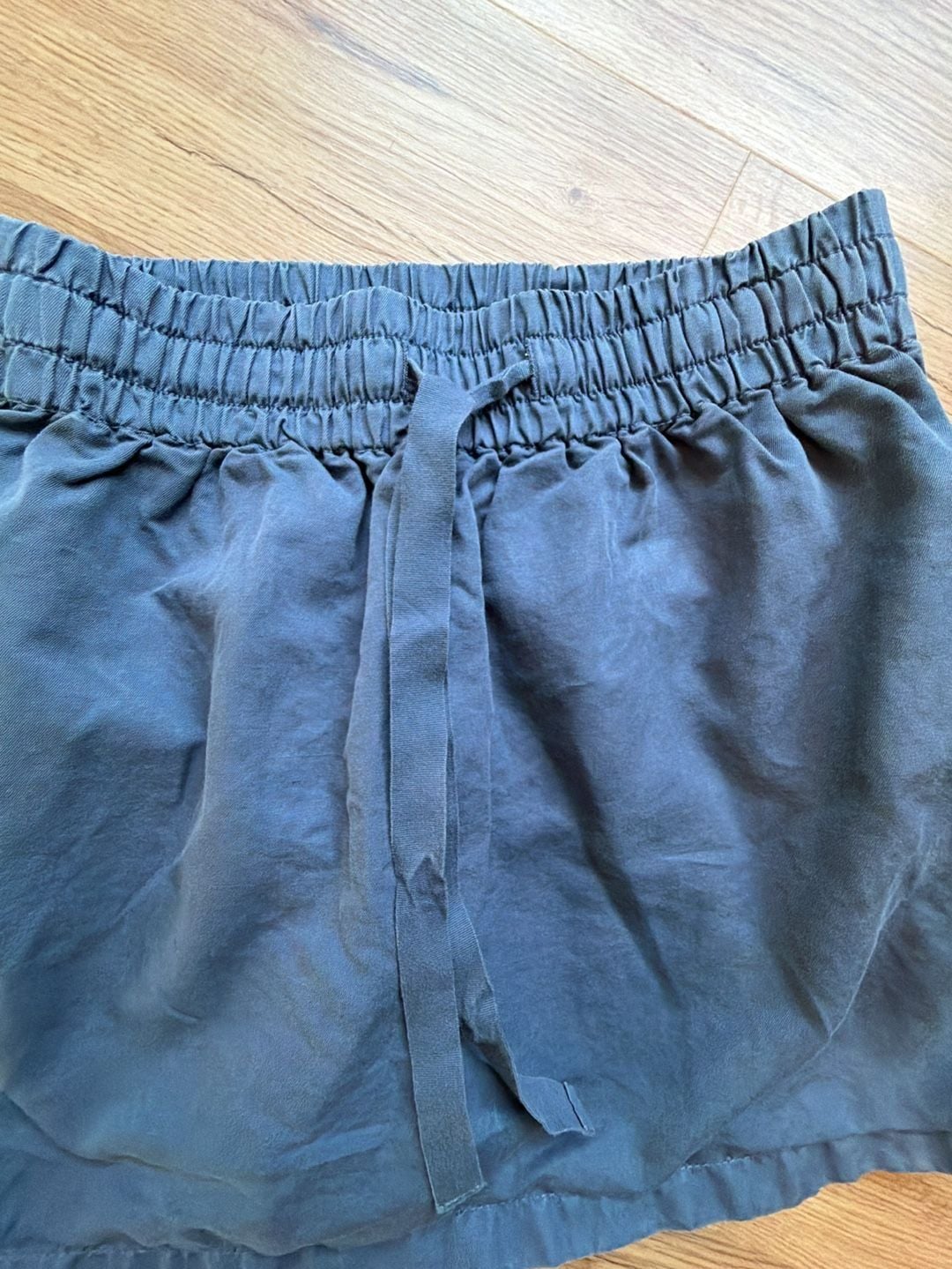 J.Crew Blue Cotton Ramie Drawstring Elastic Waist Skirt Size 00 3