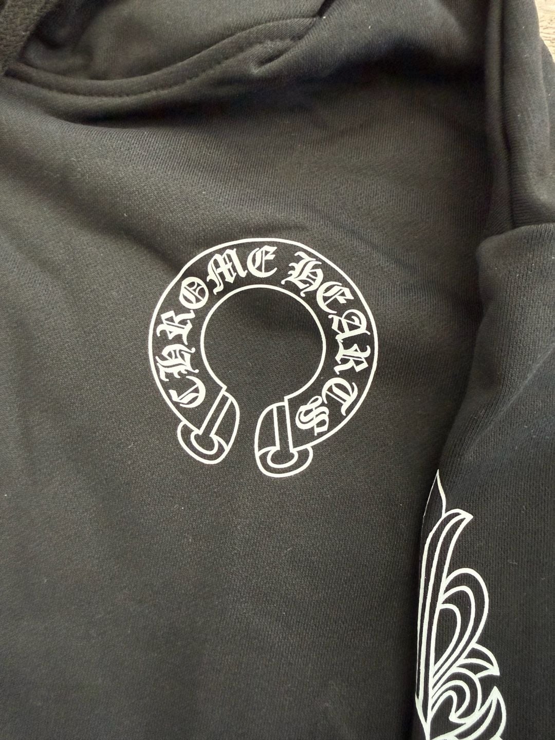 Chrome Hearts x Comme des Garcons Black Zip-Up Hoodie 7