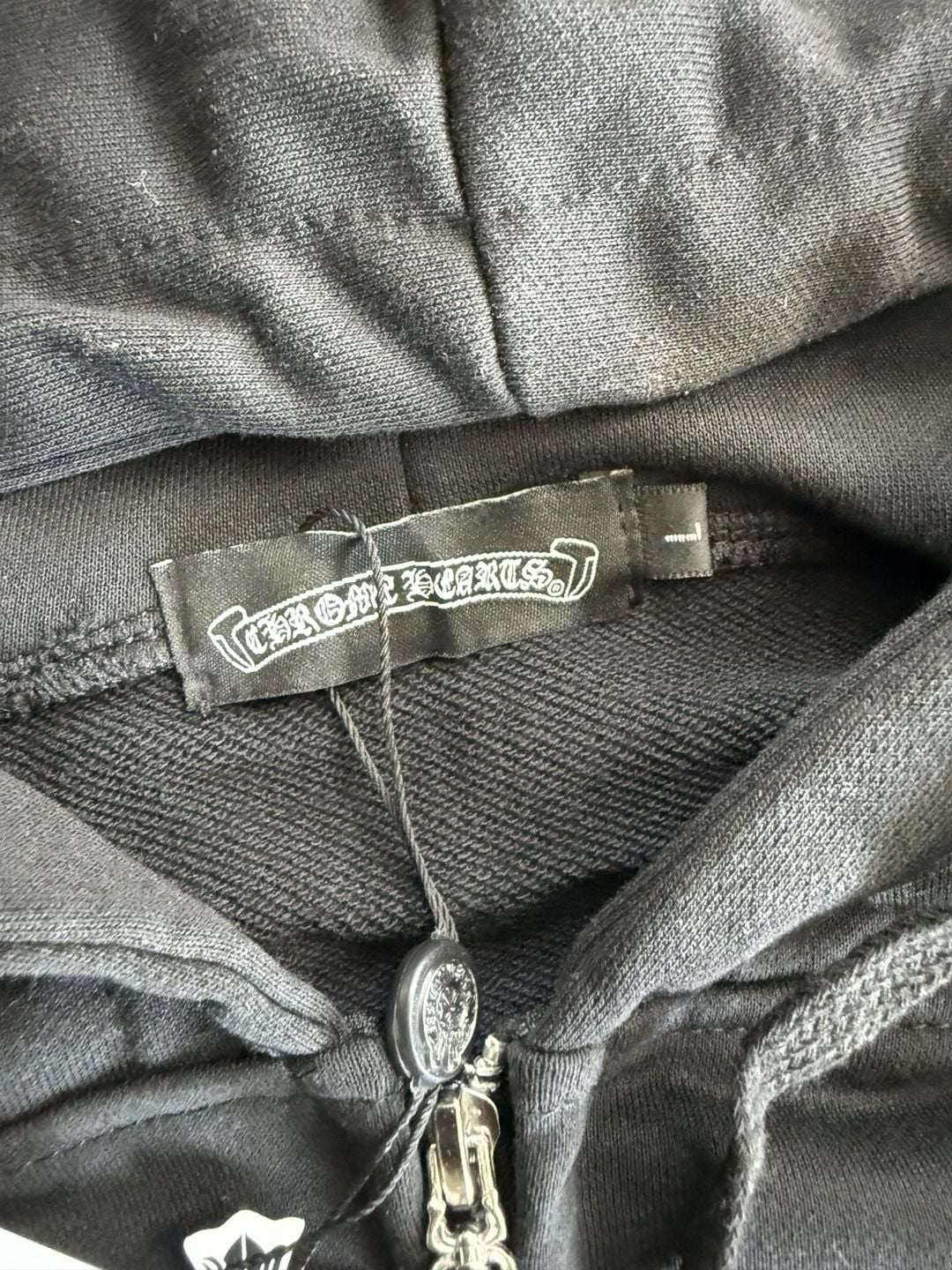 Chrome Hearts x Comme des Garcons Black Zip-Up Hoodie 8