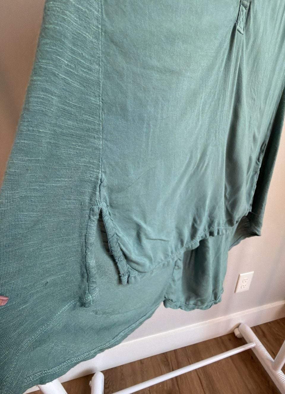 Lucky Brand Green Sleeveless Button Front Tank Top with Pocket Size S 5