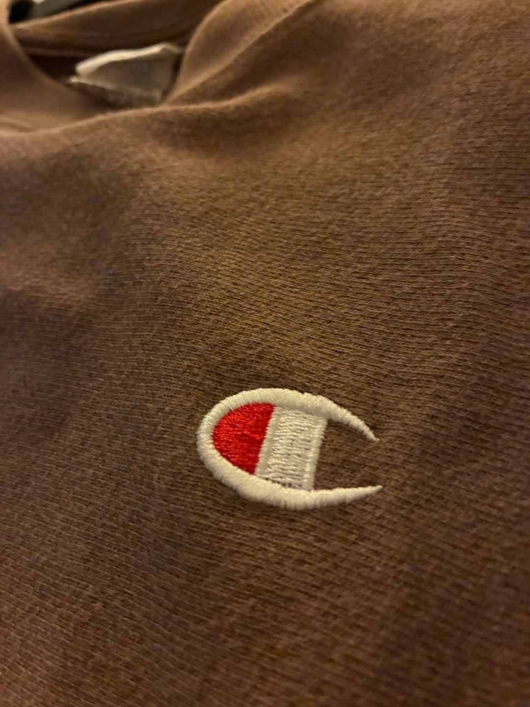 Champion Reverse Weave Brown Crewneck Sweatshirt Small 3