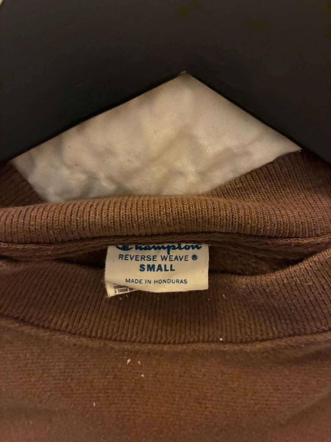Champion Reverse Weave Brown Crewneck Sweatshirt Small 4