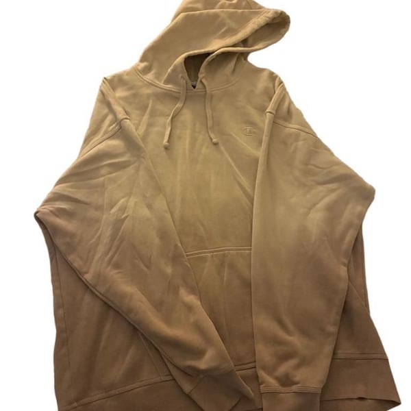 Champion Authentic Athleticwear Hoodie Sweatshirt Tan Brown Size 2XL