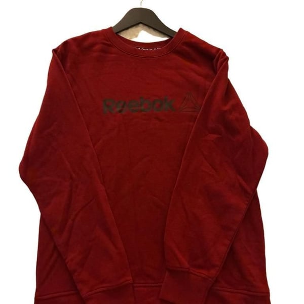 Reebok Red Crewneck Sweatshirt Medium