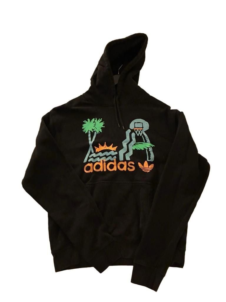 Adidas Originals LA Graphic Black Pullover Hoodie 2