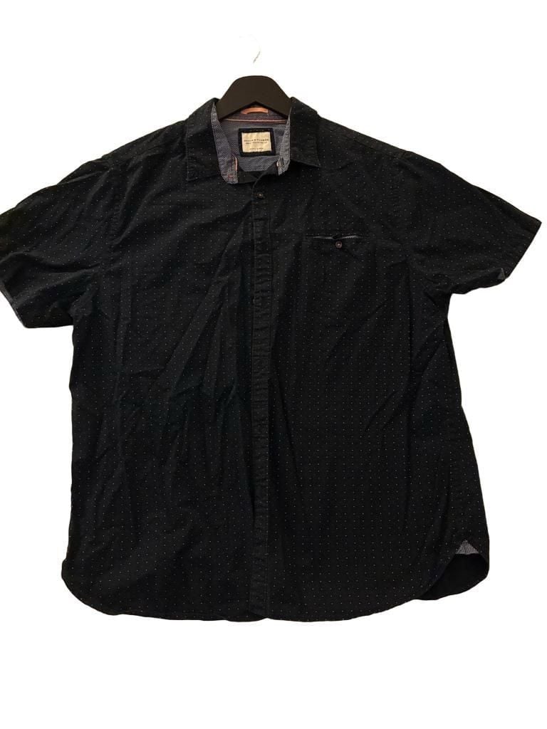 Denim & Flower Ricky Singh Short Sleeve Button-Up Shirt XL 2