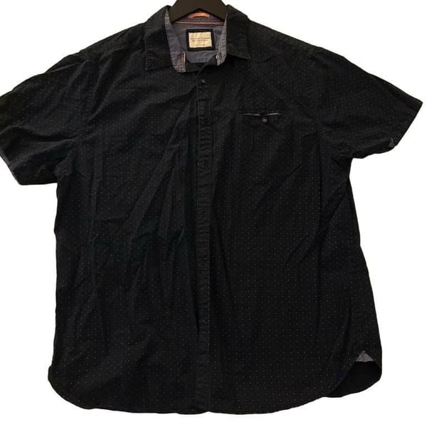 Denim & Flower Ricky Singh Short Sleeve Button-Up Shirt XL
