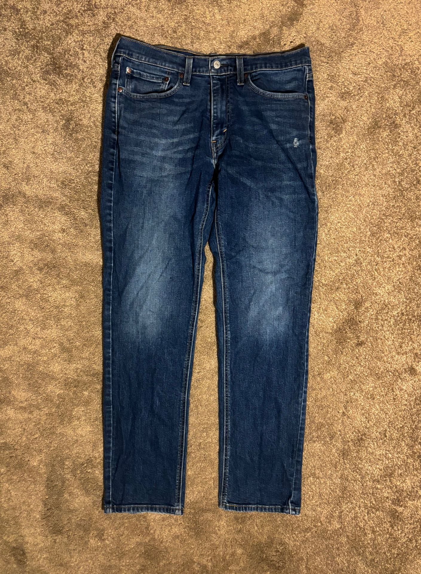Levi’s 541 Jeans Mens 34x34 Blue Denim Custom Tapered Dark Wash 2