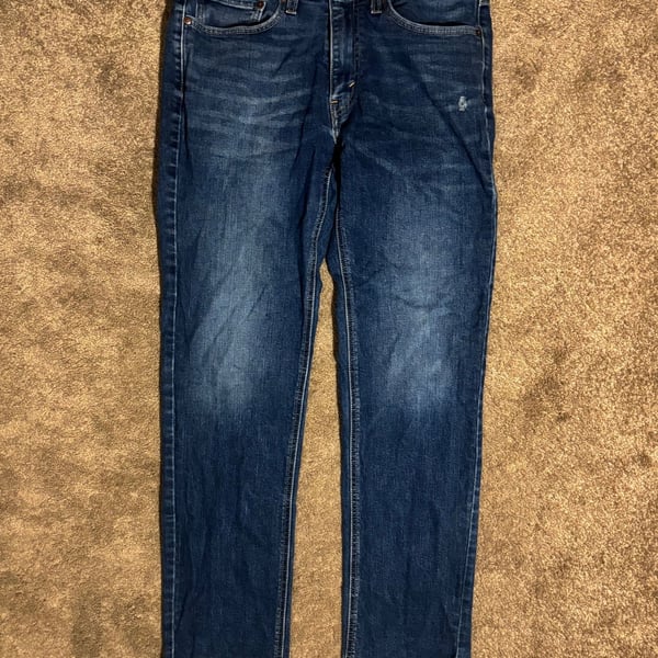 Levi’s 541 Jeans Mens 34x34 Blue Denim Custom Tapered Dark Wash