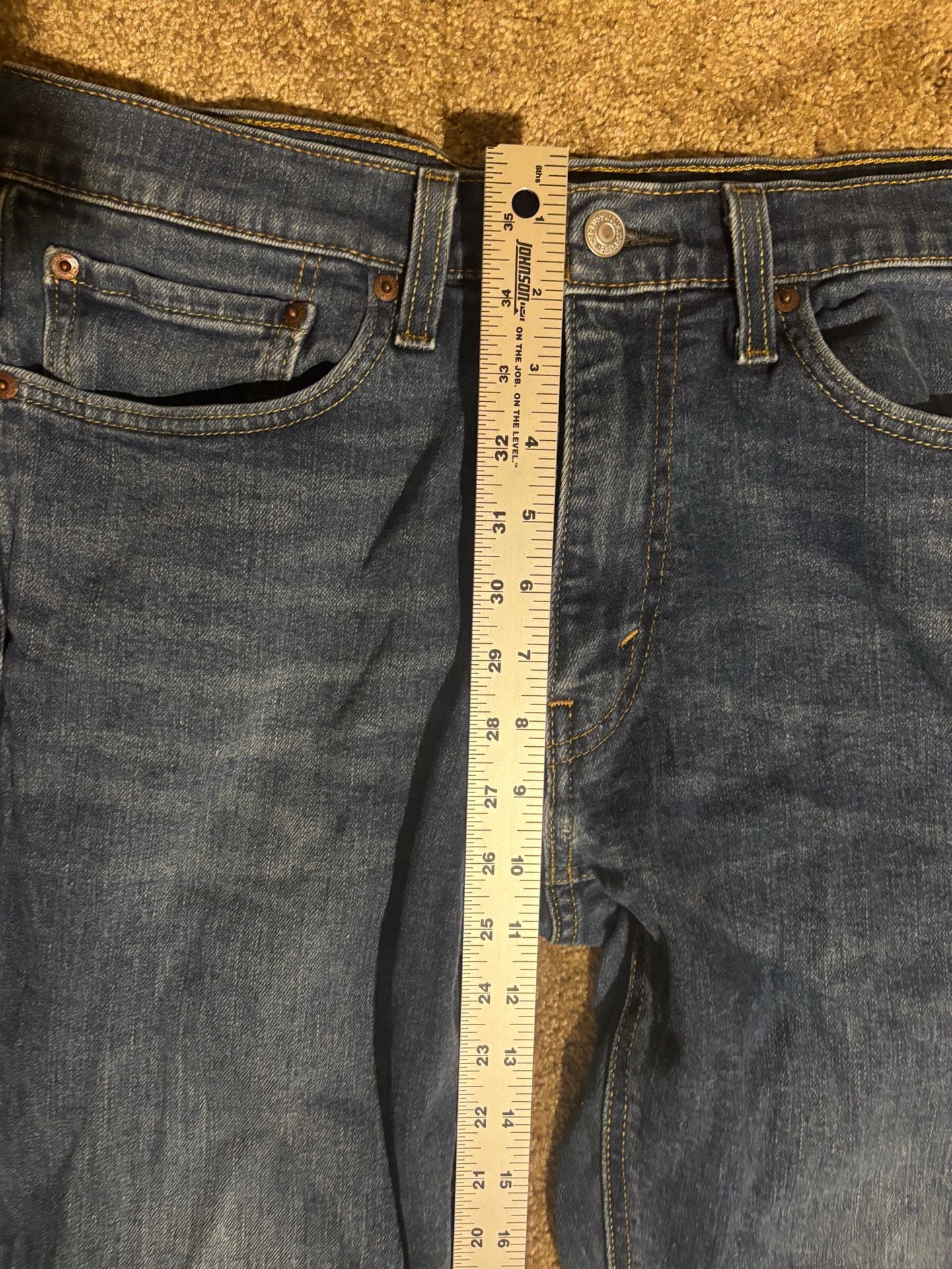 Levi’s 541 Jeans Mens 34x34 Blue Denim Custom Tapered Dark Wash 7