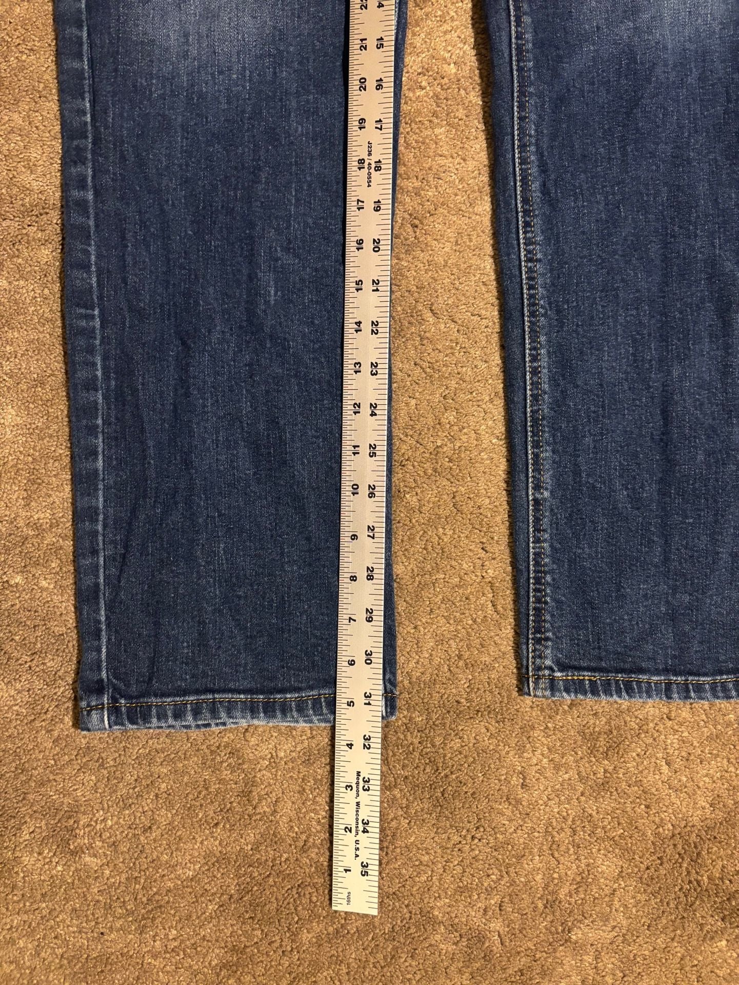 Levi’s 541 Jeans Mens 34x34 Blue Denim Custom Tapered Dark Wash 8