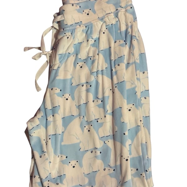 Very soft Blue and White Polar Bear Print Pajama Pants