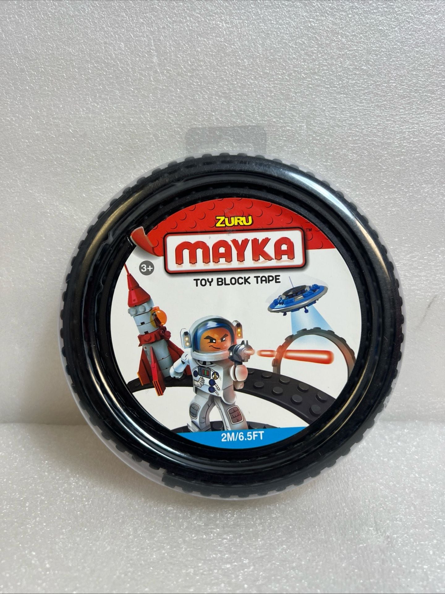 Zuru Mayka Toy Block Tape Black 2M / 6.5FT 1