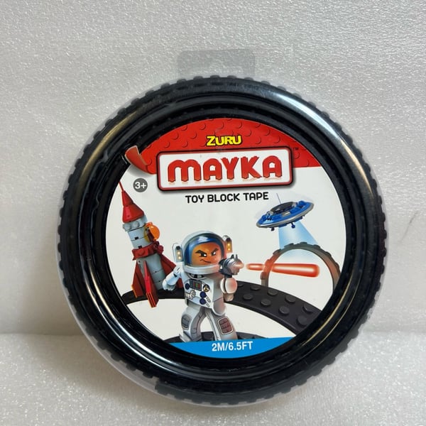 Zuru Mayka Toy Block Tape Black 2M / 6.5FT