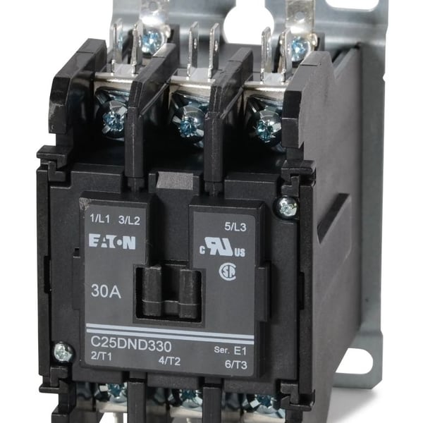 Eaton C25DND330 30 Amp 3-Pole Definite Purpose Contactor