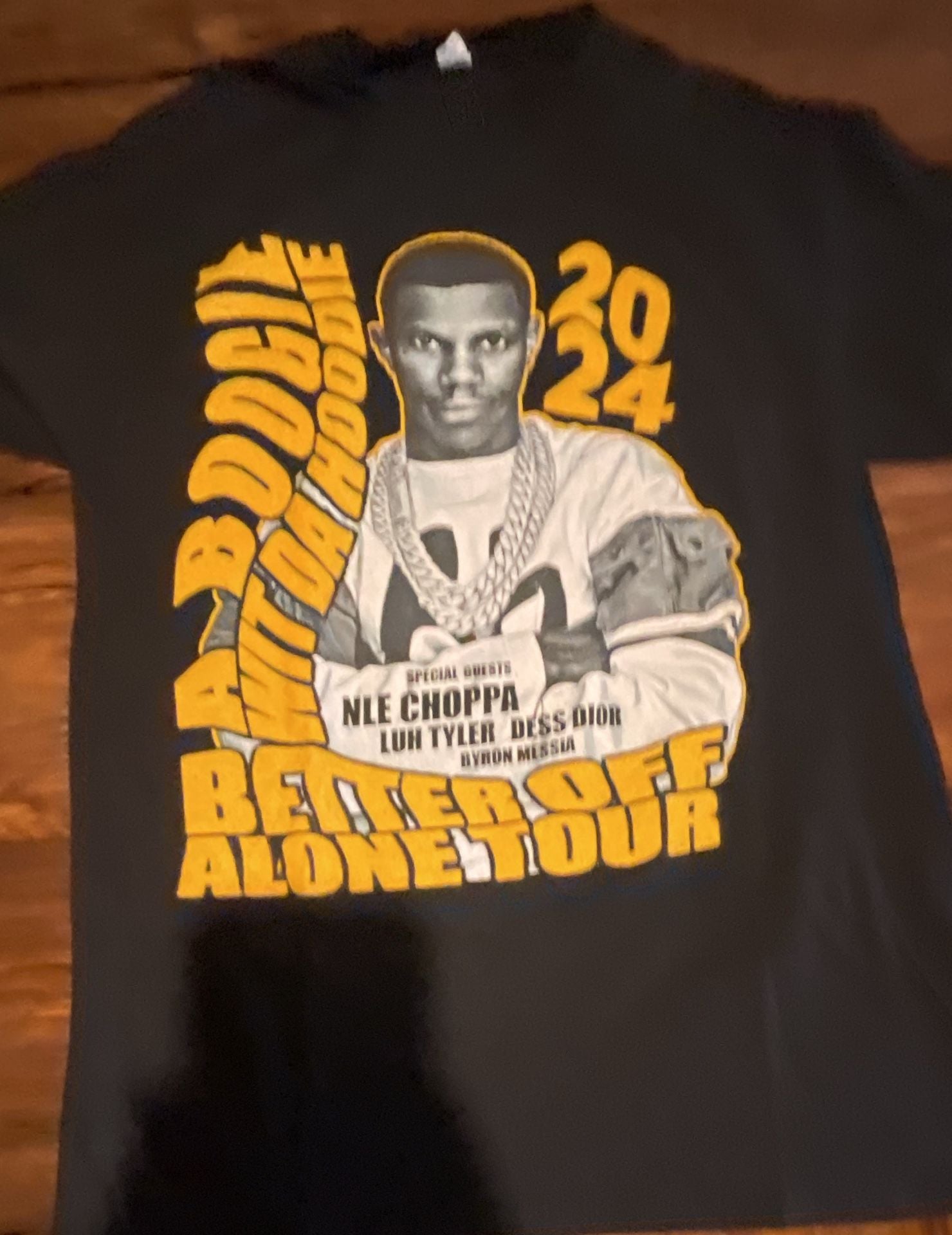 A Boogie Wit Da Hoodie Better Off Alone Tour 2024 Concert Graphic T-Shirt 2
