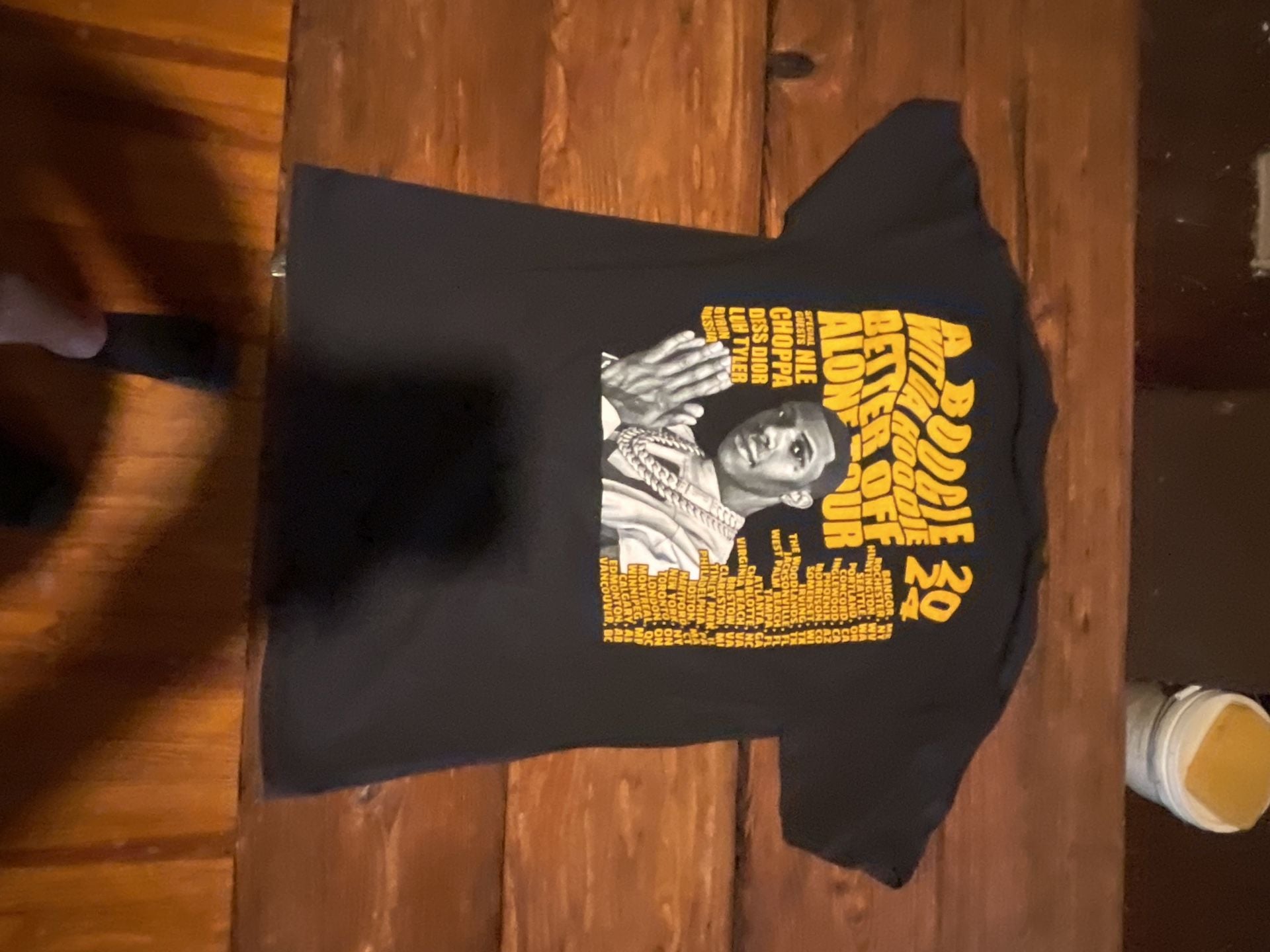 A Boogie Wit Da Hoodie Better Off Alone Tour 2024 Concert Graphic T-Shirt 3