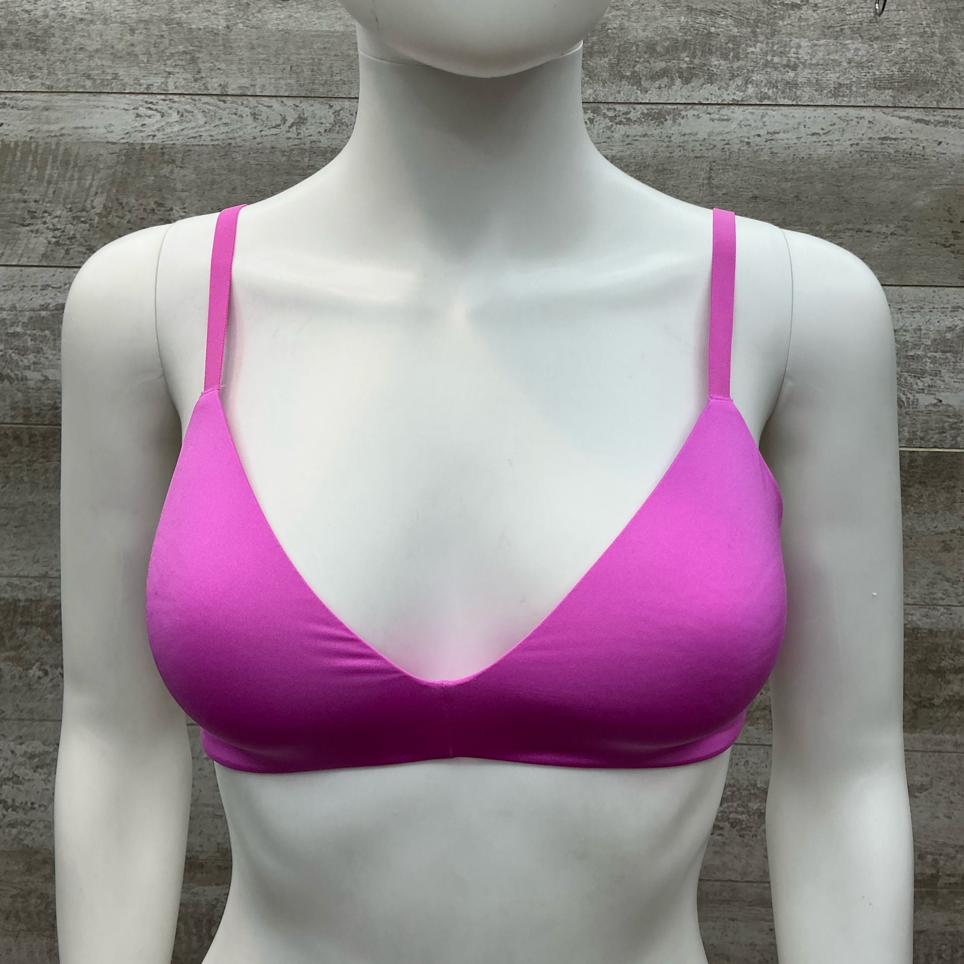 SKIMS Pink Triangle Bralette Size 32C 1