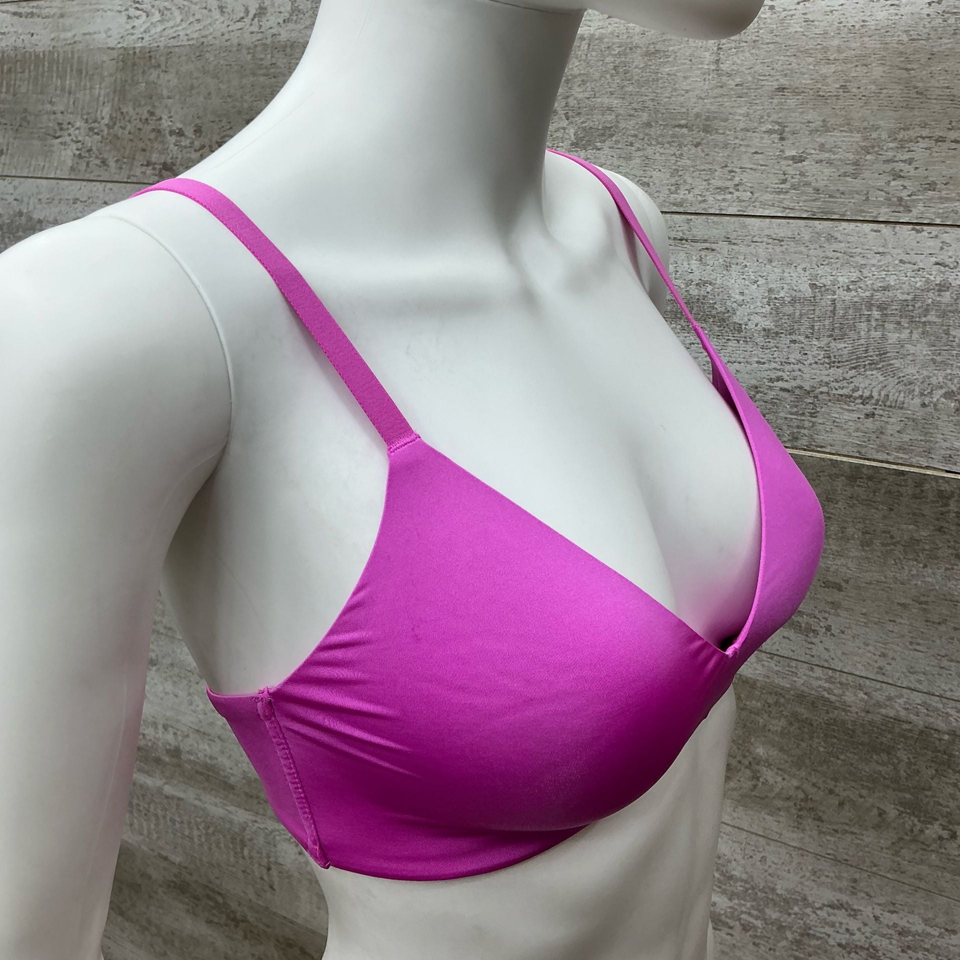 SKIMS Pink Triangle Bralette Size 32C 5