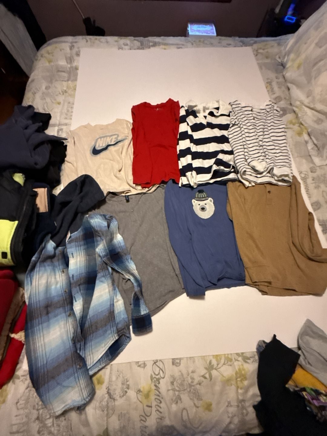 Assorted Long Sleeve Shirts and Tops Bundle size 7 1