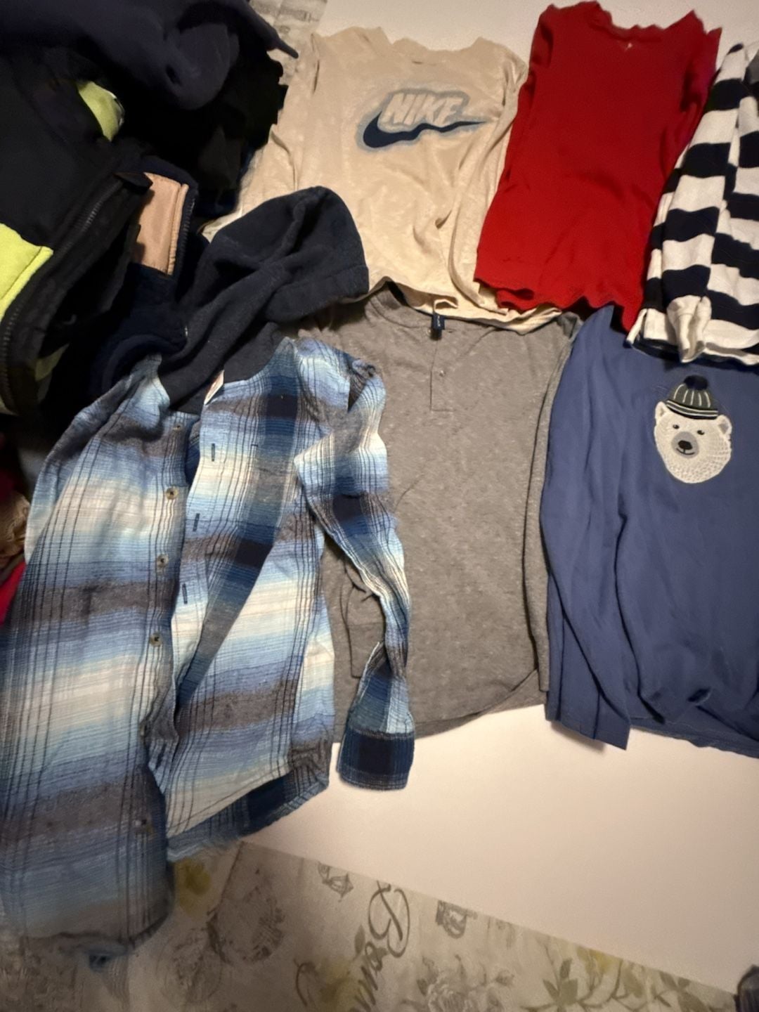 Assorted Long Sleeve Shirts and Tops Bundle size 7 2
