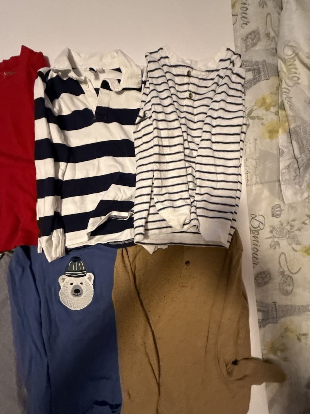 Assorted Long Sleeve Shirts and Tops Bundle size 7 4