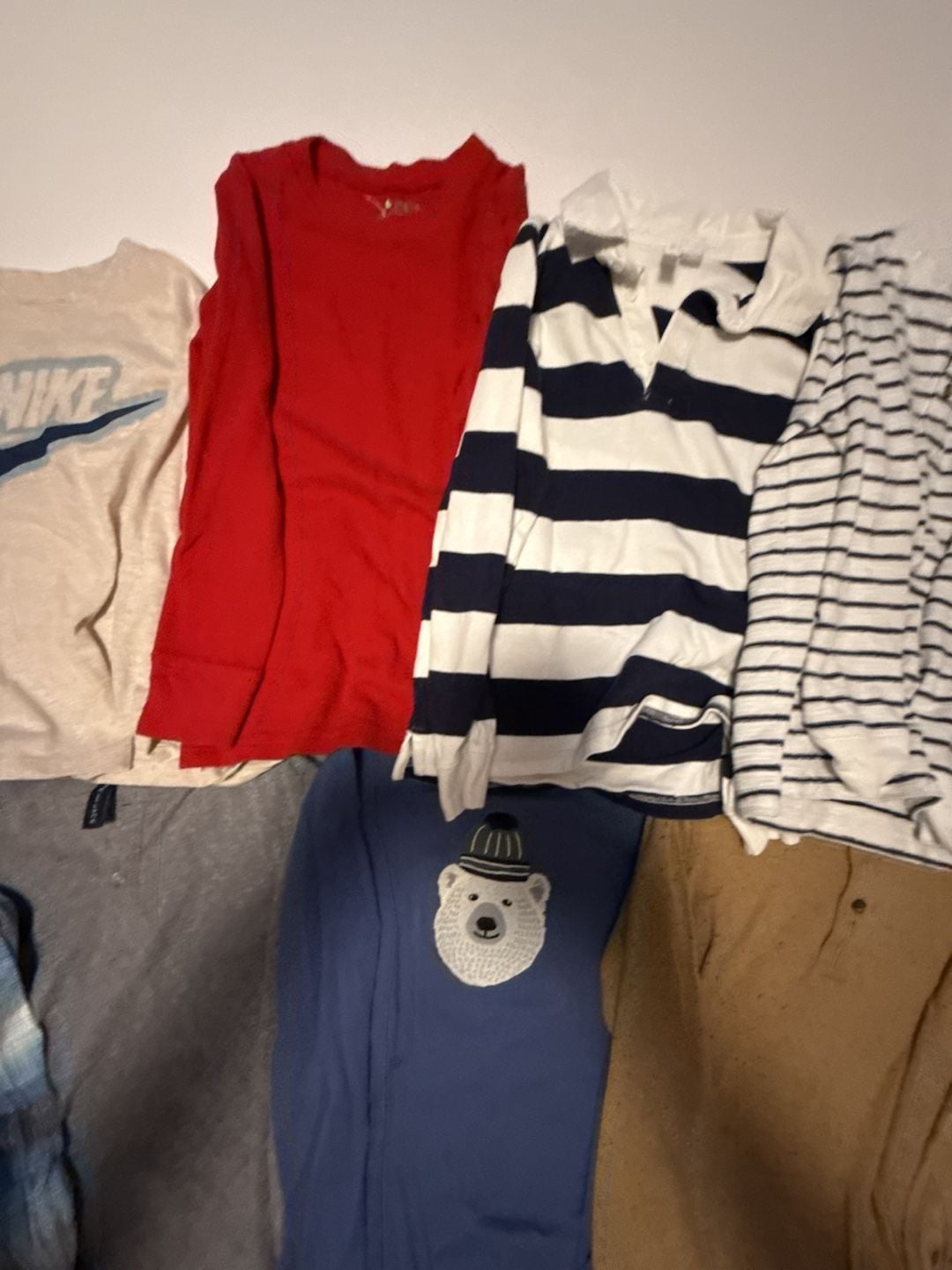 Assorted Long Sleeve Shirts and Tops Bundle size 7 5