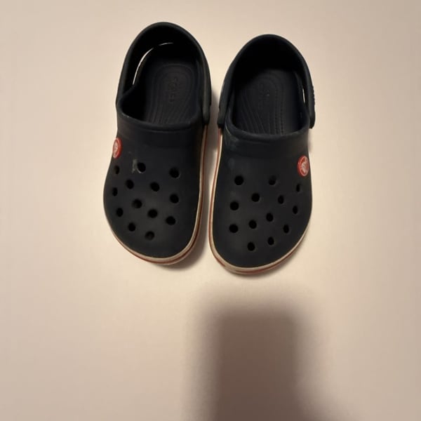 Crocs Kids Crocband Clog Navy Red Toddler Size C 12