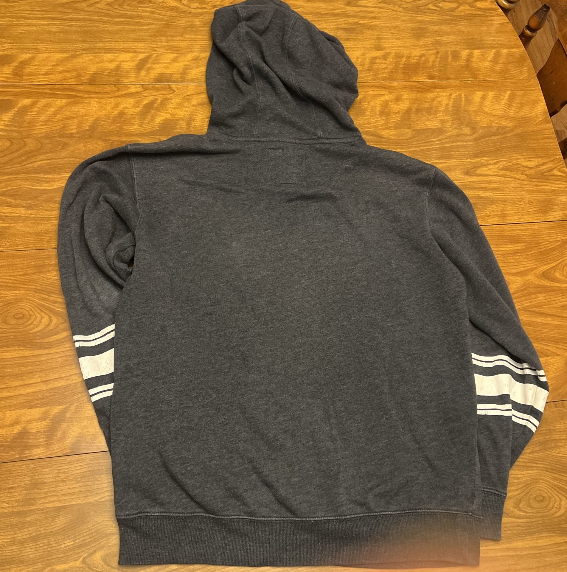 Vans Off The Wall CA. NY. Gray Hoodie Sweatshirt Men's Small 8