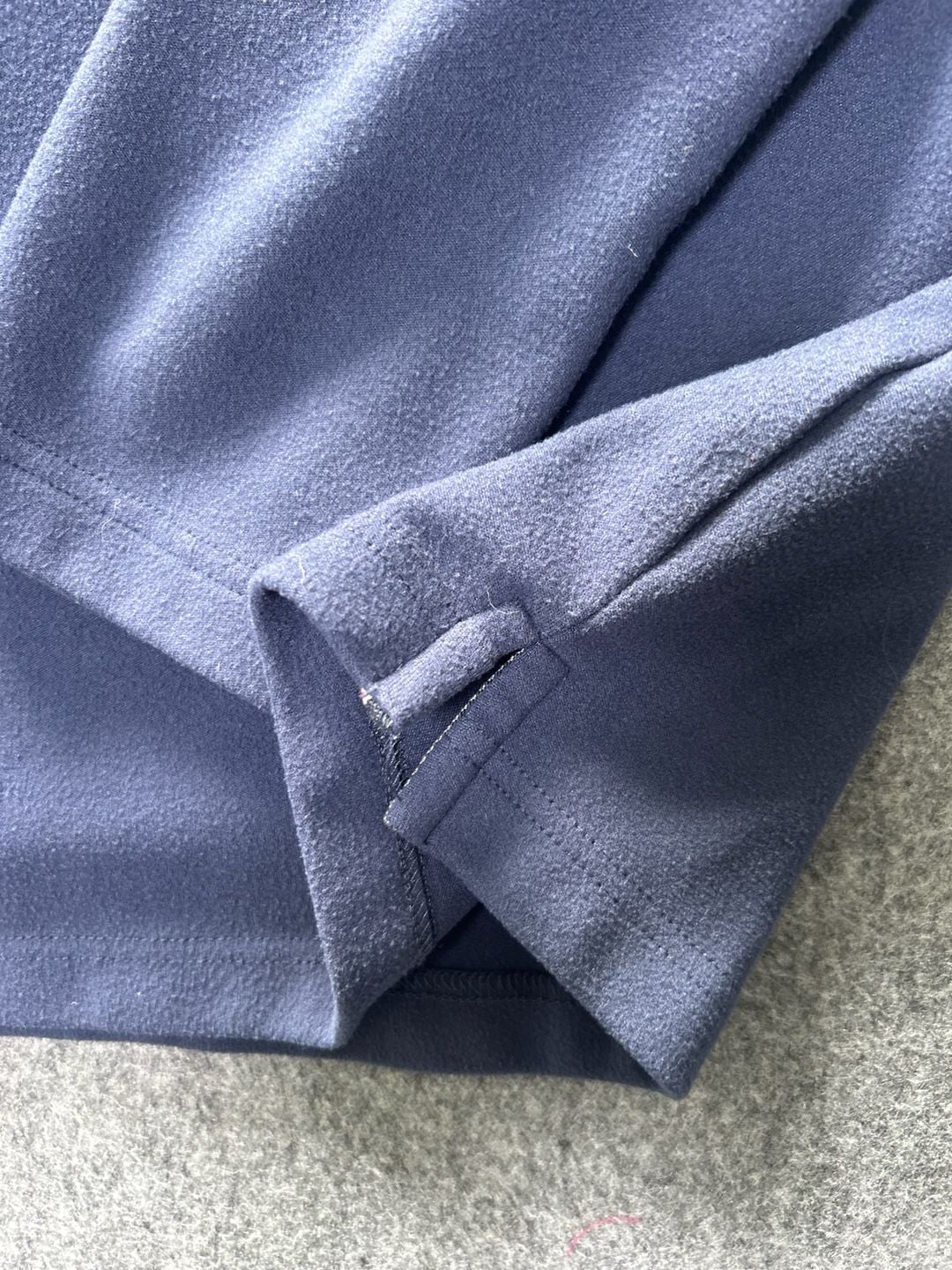Weatherproof Vintage Navy Blue Fleece Henley Hoodie Long Sleeve Pullover 4