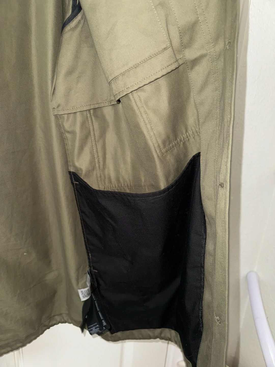 Palm Angels Green Multi-Pocket Hooded Jacket 13
