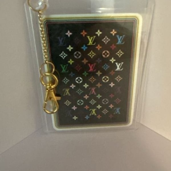 Louis Vuitton LV Takashi Murakami Monogram Playing Card 9 of Spades