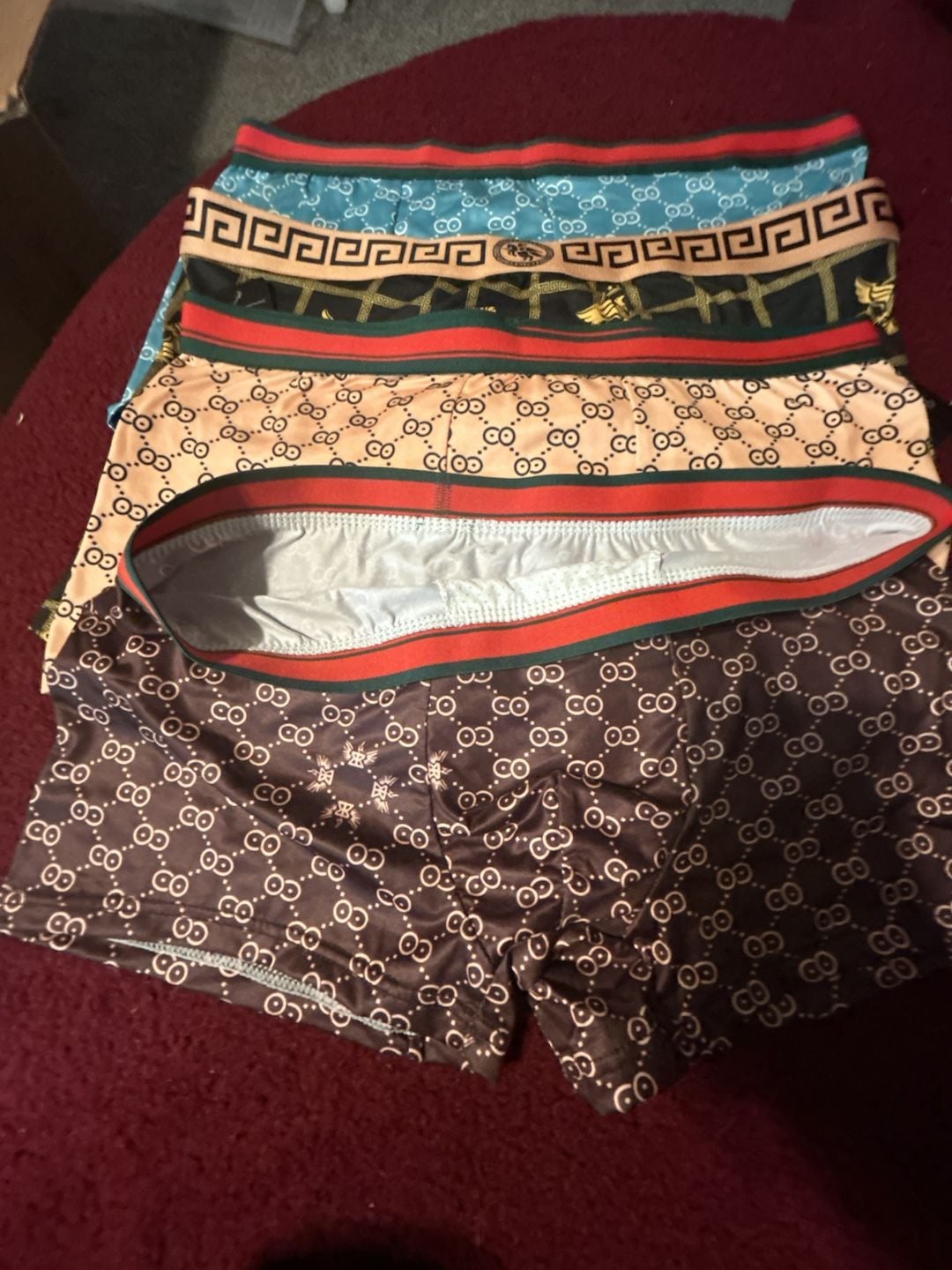 Men's Printed Boxer Briefs Set of 4 3