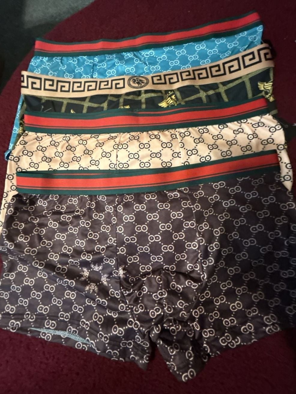 Men's Printed Boxer Briefs Set of 4 2